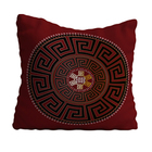 Capa De Almofada 42x42cm Mandala Vinho