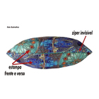 Capa De Almofada 42x42cm Nautica Estrelas  Fundo Madeira