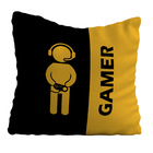 Capa De Almofada 42x42cm Video Game Boneco