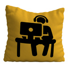 Capa De Almofada 42x42cm Video Game Officer