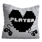Capa De Almofada 42x42cm Video Game Player