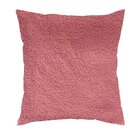 Capa De Almofada 45x45 Cm Jolitex Sherpa Rosa