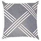 Capa de Almofada Quadrada Agave Tecido Azul 43x43cm