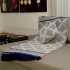 Capa de Almofada Quadrada Agave Indigo 45x45cm