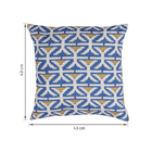 Capa de Almofada América Moche Azul 43x43cm