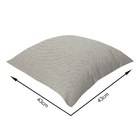 Capa de Almofada Quadrada Araguaia Cru 43x43cm