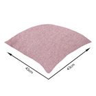 Capa de Almofada Quadrada Araguaia Rosa 43x43cm