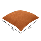 Capa de Almofada Quadrado Araguaia Terracota 43x43cm