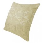 Capa De Almofada Arezo Arabescos Marfim 45x45cm
