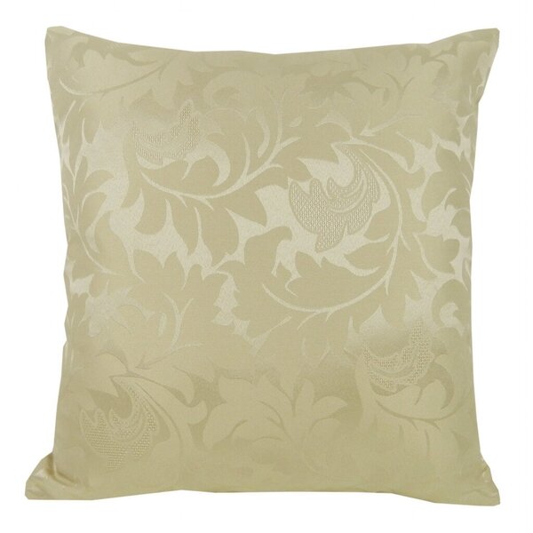 Capa De Almofada Arezo Arabescos Marfim 45x45cm