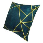 Capa De Almofada Art Deco Azul Marmorizado Ritz 44x44