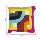 Capa de Almofada Autorama Colorida Suede 45x45cm