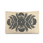 Capa De Almofada Avulsa 40x30 Suede Estampada Com Ziper  Dark