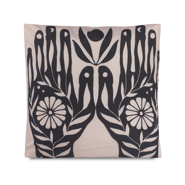 Capa De Almofada Avulsa Trend Estampada Com Zíper  Peace