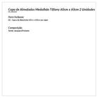 Capa De Almofada Azul Lisa 2 Unidades 60cm X 60cm Com Zíper T