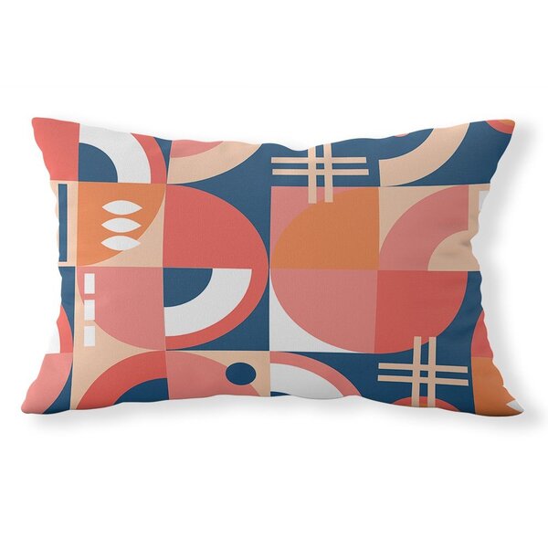 Capa De Almofada Baguete Own Abstrato Colorido - 45x32 Cm