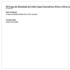 Capa De Almofada Cáqui De Linho Geométrica 45cm X 45cm Com Zí