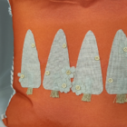 Capa De Almofada Cenouras 45x45cm