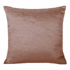 Capa De Almofada Cetim Amassadinho Avelã 45cm X 45cm Com Zíper