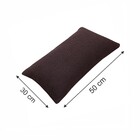 Capa de Almofada Chade Marrom 30X50cm