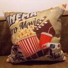 Capa De Almofada Cinema Retro Movie 40x40cm Cosi Dimora