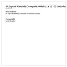 Capa De Almofada Cinza Estampada Kit Com 2 Unidades 45cm X 45