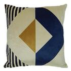 Capa De Almofada City Geométrica Azul 44x44cm