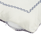 Capa de Almofada Quadrada Concha Azul 2x43x43cm