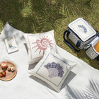 Capa de Almofada Quadrada Concha Rosa 2x43x43cm