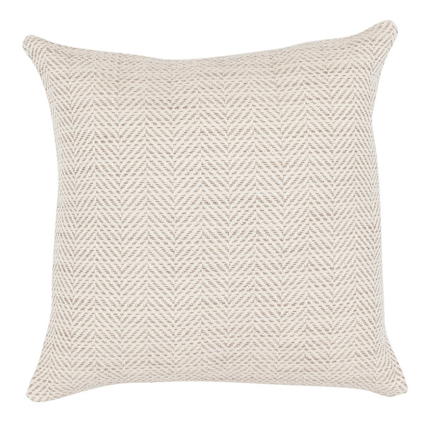 Capa de Almofada Creta Chevron Bege 45x45cm Inspire