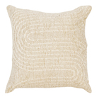 Capa de Almofada Curvas Champagne 43x43cm