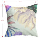 Capa De Almofada Decorativa Floral Colorida 45x45cm Mod3