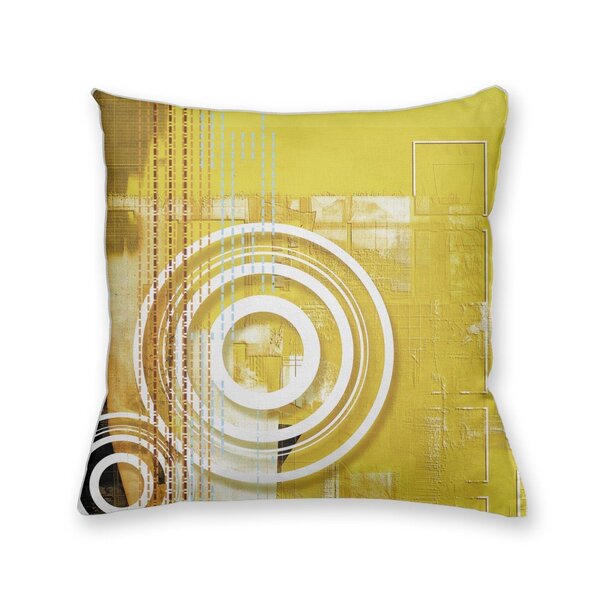 Capa De Almofada Decorativa Own Amarelo Abstrato - 45x45 Cm