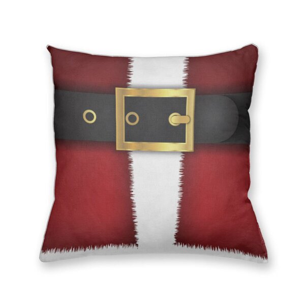 Capa De Almofada Decorativa Own Cinto Do Papai Noel - 45x45 Cm