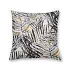 Capa De Almofada Decorativa Own Folhas Cinza - 45x45 Cm