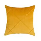Capa De Almofada Drapeada Amarelo 50x50