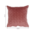 Capa de Almofada Dunas Rosa 43x43cm