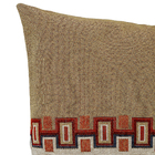 Capa de Almofada Quadrada Dupla Face Kilim Algodão Cru 43x43cm Jacquard Tecidos