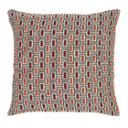 Capa de Almofada Quadrada Dupla Face Kilim Retalgulos Algodão Colorida 43x43cm Jacquard Tecidos