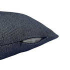 Capa de Almofada Quadrada Eco Suave Jacquard Preta 45x45cm Sf