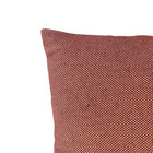 Capa de Almofada Quadrada Eco Suave Jacquard Terracota 45x45cm Sf