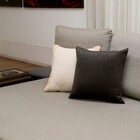 Capa de Almofada Quadrada Egito Tecido Taupe 43x43cm