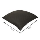 Capa de Almofada Quadrada Egito Tecido Taupe 43x43cm