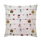 Capa De Almofada Em Sarja Natal Varal