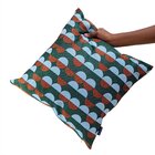 Capa De Almofada Estampa Abstrata Circular Em Jacquard Oikos