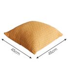 Capa de Almofada Quadrado Eterna Tecido Amarela 45x46cm Guaratinguetá