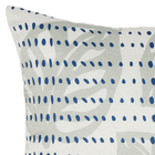 Capa de Almofada Externa para Jardim 43x43cm Quadrada Flor Azul Isabela Capeto SF