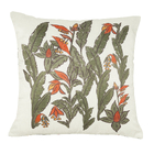 Capa de Almofada Quadrada Flor Bananeira 2x43x43cm
