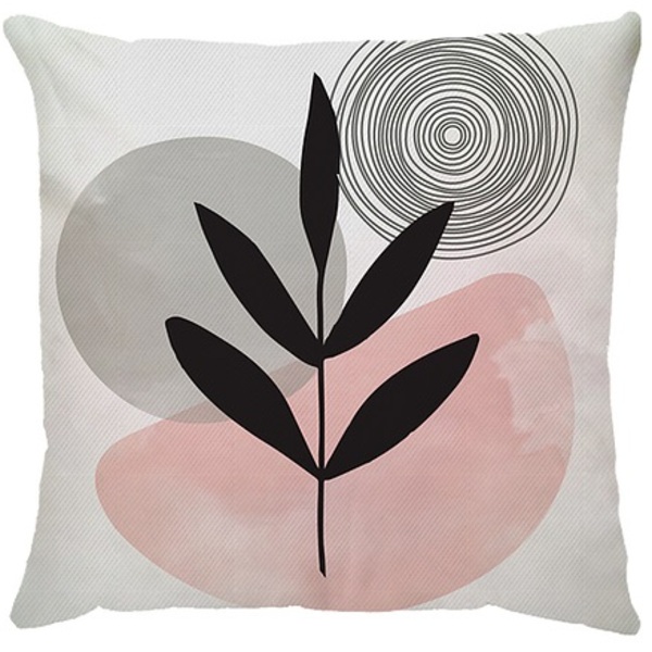 Capa De Almofada Folha Watercolor