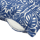 Capa de Almofada Quadrada Folhagem Azul 2x43x43cm